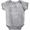 eat a lot sleep a lot Baby Onesie