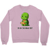 ninja diet (green) Crewneck Sweatshirt