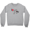 i heart pi day Crewneck Sweatshirt