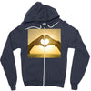 Heart Zipper Hoodie