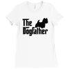 the dogfather west highland Ladies Fitted T-Shirt