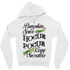 pumpkin spice hocus pocus and cozy sweaters Zipper Hoodie