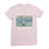 Claude Monet impression Sunrise Ladies Fitted T-Shirt