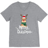 merry cristmas reindeer V-Neck Tee