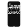 this is what an awesome uncle looks like   mens funny father's day iPhoneX Case