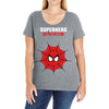 Superhero On The Way Ladies Curvy T-Shirt