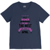 All Women Created Equal But The Best Born In April V-Neck Tee