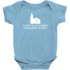i can't go to church i'm allergic to nuts Baby Onesie
