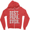 best papa ever Zipper Hoodie