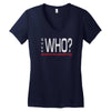 says who wisemenknownothing Women's V-Neck T-Shirt