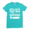 war with east asia Ladies Fitted T-Shirt