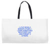 i love being a senior citizen Weekender Totes