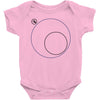 Outside Circle Baby Onesie