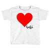Besties Heart Family Matching Toddler T-shirt