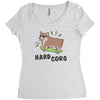hard corg Women's Triblend Scoop T-shirt