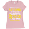 Ewing Sarcoma Awareness Ladies Fitted T-Shirt