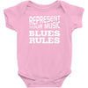 blues rules Baby Bodysuit
