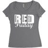 red friday Women's Triblend Scoop T-shirt