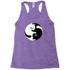 yin yang cat Racerback Tank