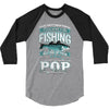fishing pop 3/4 Sleeve Shirt