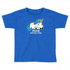 sad unicorn Toddler T-shirt