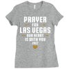 Prayer for Las Vegas, Our Heart Is With You, 2017 Ladies Fitted T-Shirt