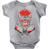 skull meat Baby Onesie