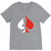 sexy poker V-Neck Tee