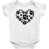 cat love paw Baby Onesie