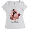khabıb nurmagamedov painting Women's Triblend Scoop T-shirt