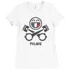 pistonheads phlm16 smiley Ladies Fitted T-Shirt
