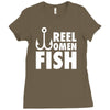 reel legend funn Ladies Fitted T-Shirt