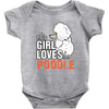 This Girl Loves Poodle Baby Onesie