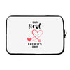 Our First Father's Day! Baby Girl Laptop sleeve