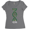it's in my dna Women's Triblend Scoop T-shirt