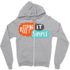 it simple Zipper Hoodie