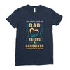 The Best Kind of Dad Raises a Caregiver Yes, She Bought Me This Shirt Ladies Fitted T-Shirt