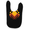 sunset mountain Baby Bibs
