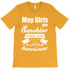 May Girls Are Sunshine Mixed With A Little Hurricane T-Shirt
