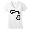 black best Women's V-Neck T-Shirt