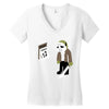 Friday The 12Th Funny Horror Movie Women's V-Neck T-Shirt