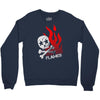 skull &amp; flames Crewneck Sweatshirt
