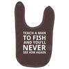 teach a man to fish Baby Bibs