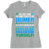 just wen i think you coundn't posible be any dumber you go and do somt Ladies Fitted T-Shirt