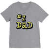 new dad number one 1 dad V-Neck Tee