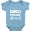 stomach cancer awaneress i wear periwinkle for someone special to me Baby Bodysuit