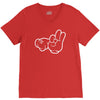 rude hands, ideal gift or birthday present. V-Neck Tee