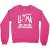 nurse lama Crewneck Sweatshirt