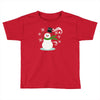 windy snowman Toddler T-shirt