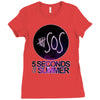 galaxy sos Ladies Fitted T-Shirt